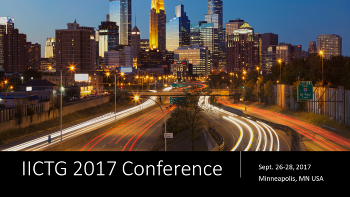 IICTG 2017 conference in MN, USA